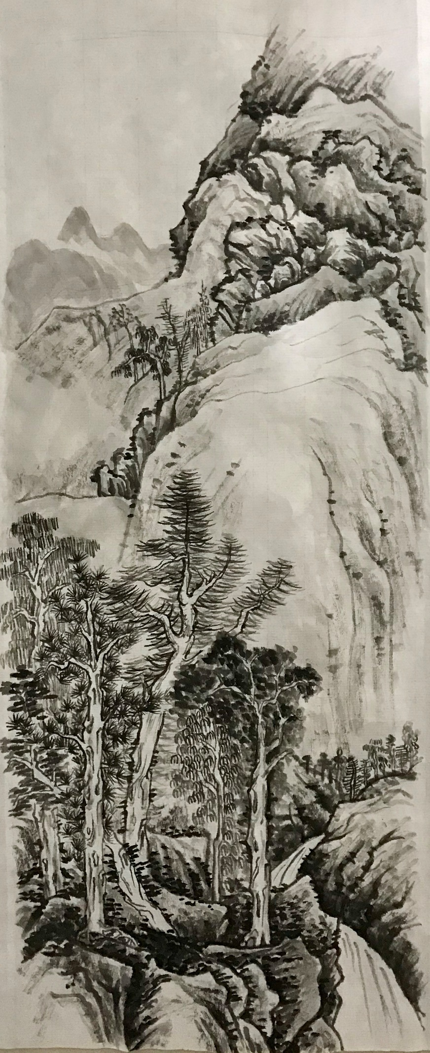 2017级国画班水墨山水作品展